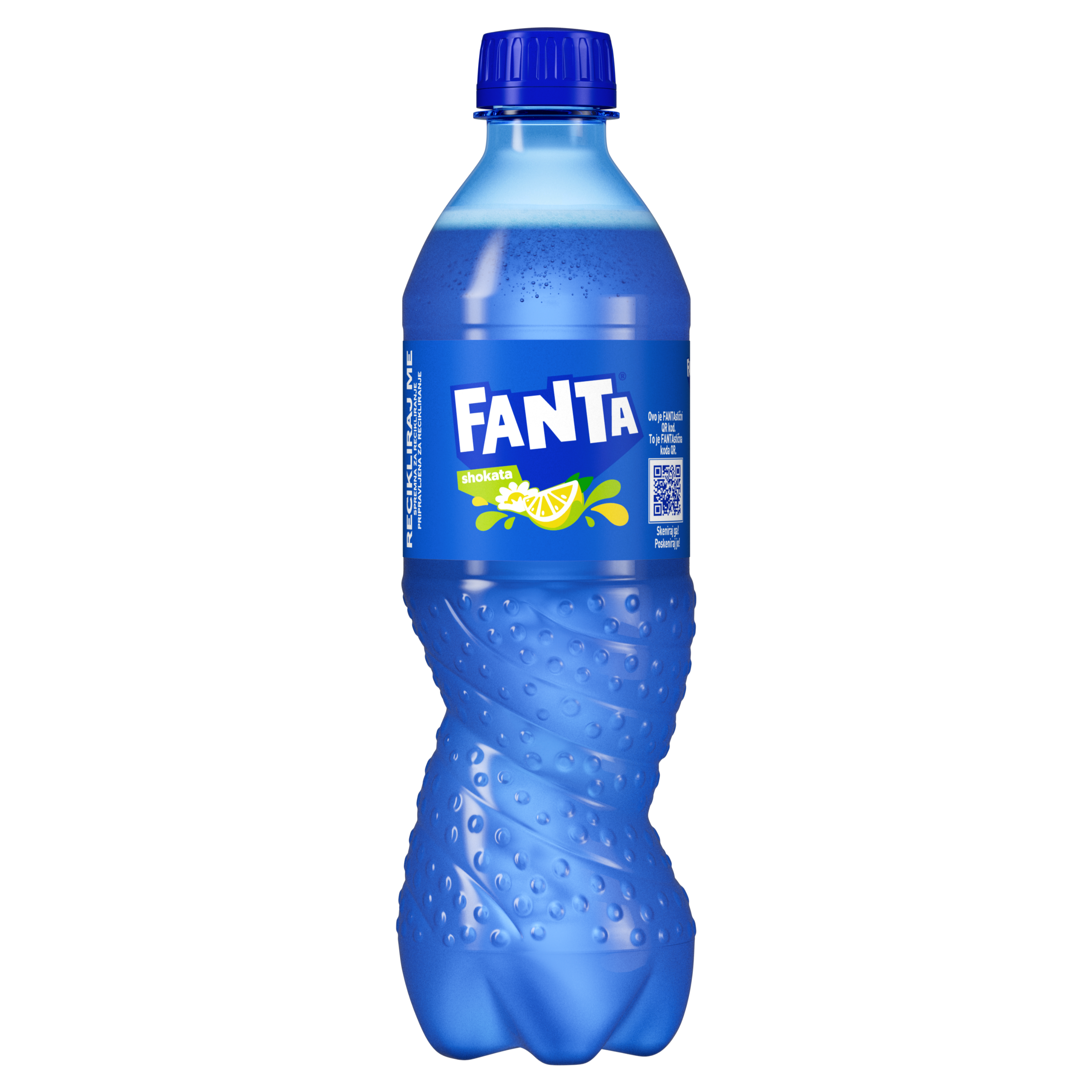 Fanta Shokata flaša sa belom pozadinom