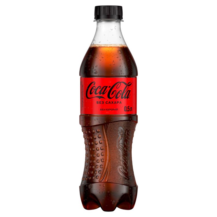 Бутылка Coca-Cola без сахара