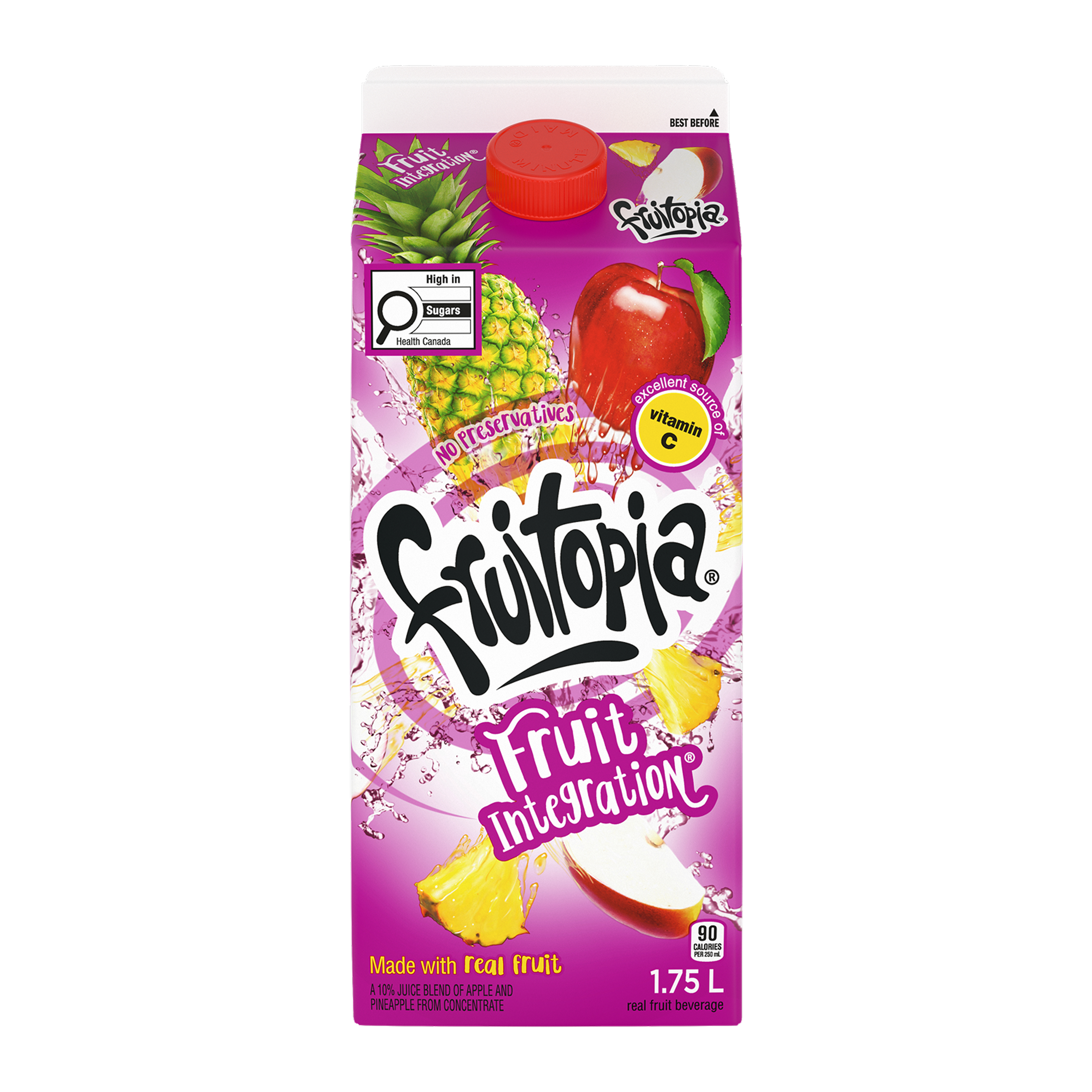 Frutopia Fruit Integration packaging