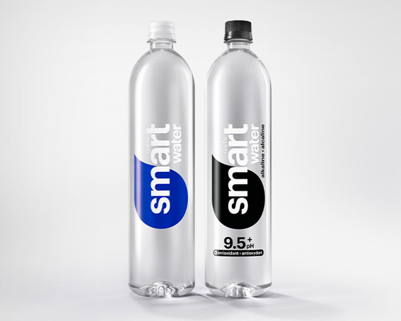 two bottles of smartwater