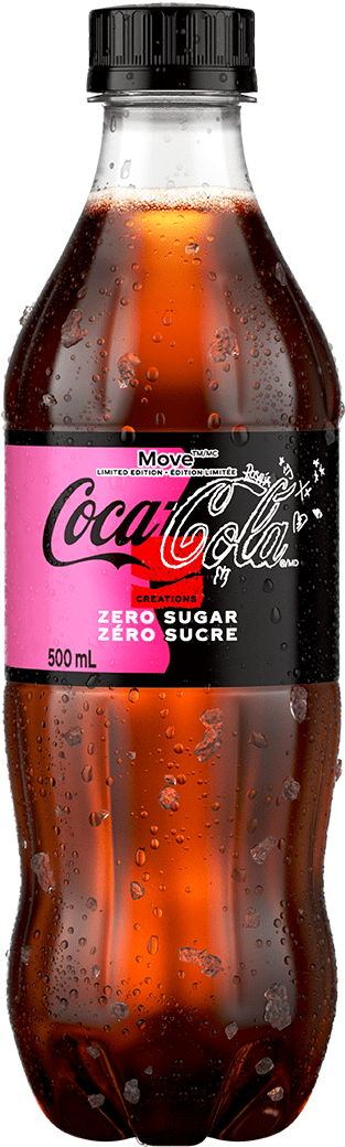 Zero Sugar Move, product Coca-Cola Zéro Move 500 mL bouteille
