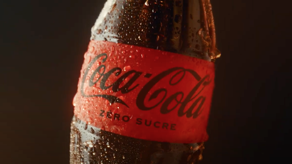 une bouteille de Coca-Cola Zero Sucre