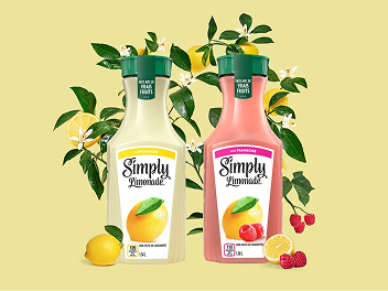 deux carafes de limonades simply
