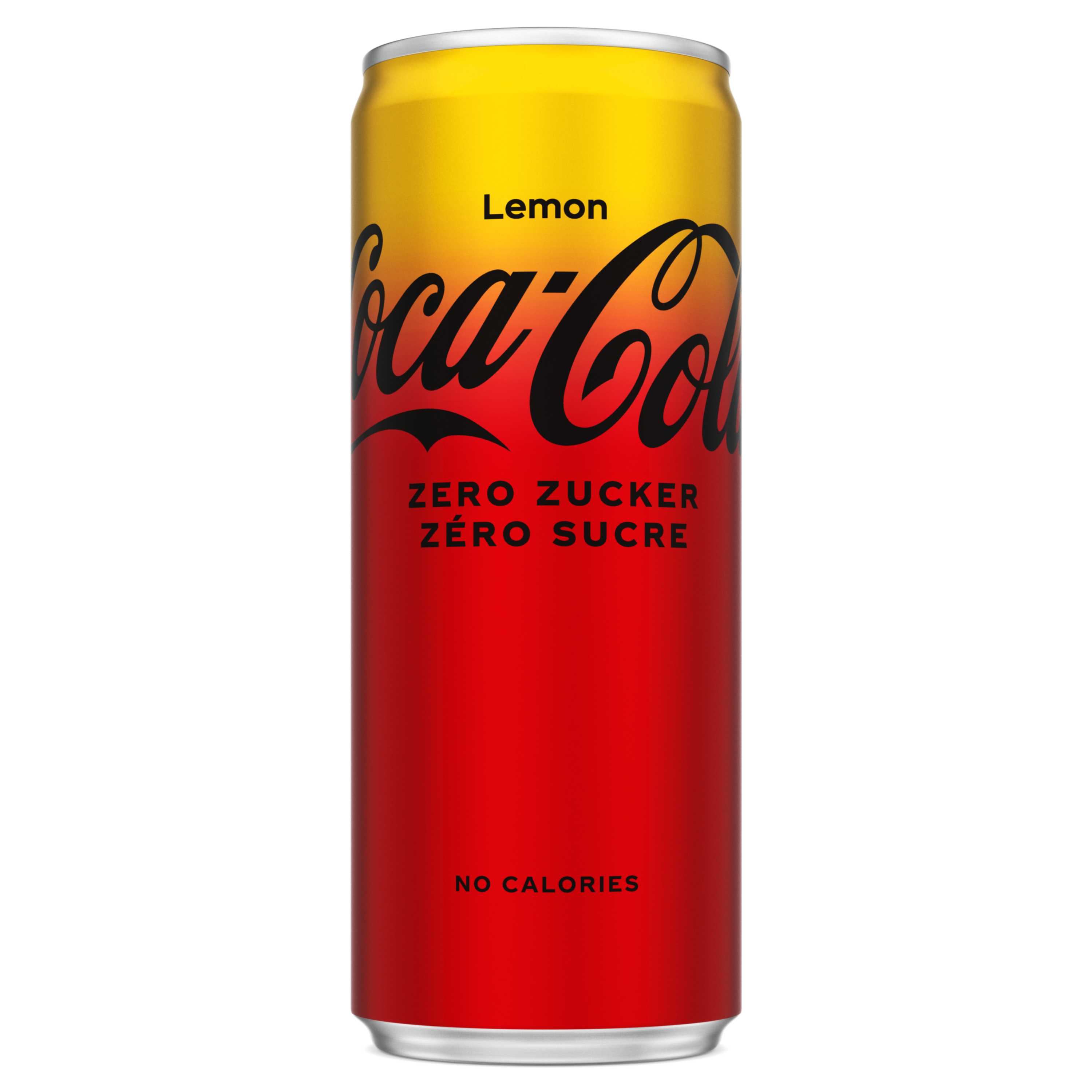 Eine Dose Coca-Cola Lemon