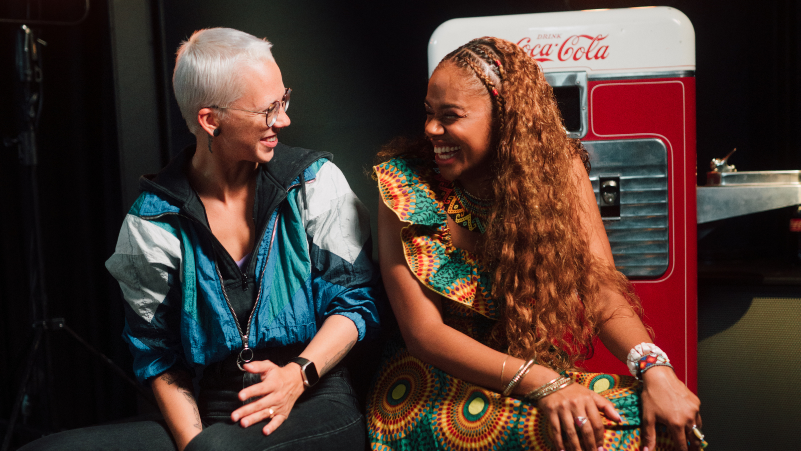 Coach Stefanie Heinzmann mit Soundcheck Gewinnerin 2022 Nicky B Fly