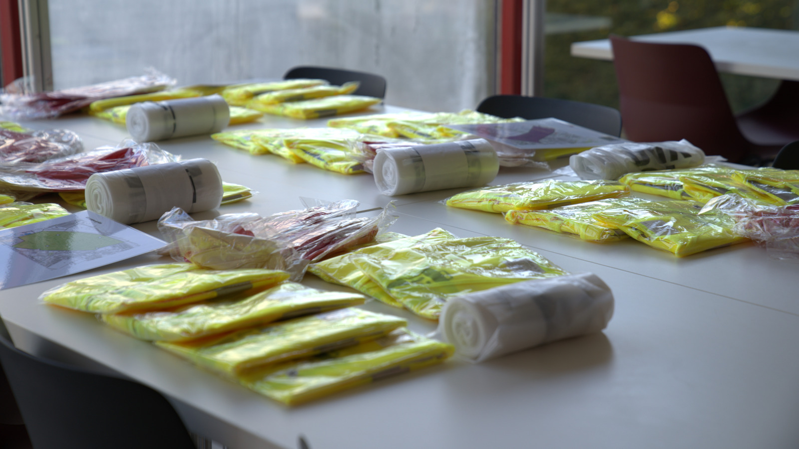 Ausrüstung für den Clean-Up-Day