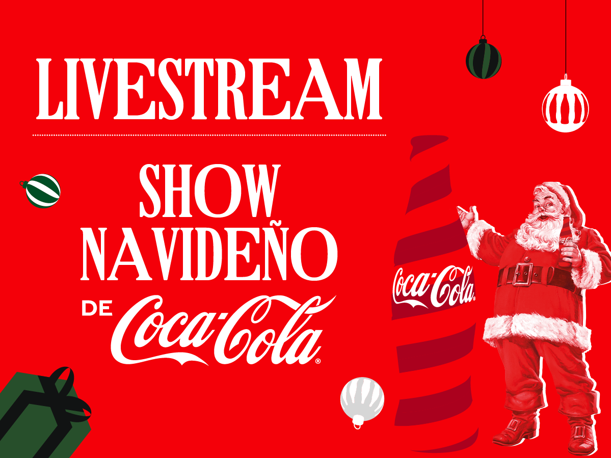 Show navideño en vivo de Coca-Cola.