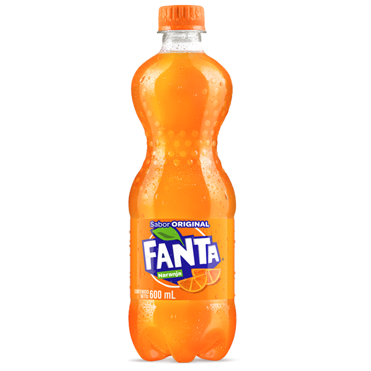 Botella de 600 ml de Fanta sabor Naranja