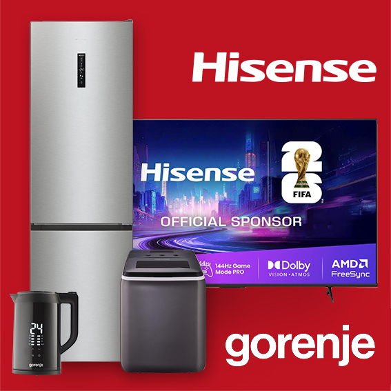 Hisense a gorenje ceny