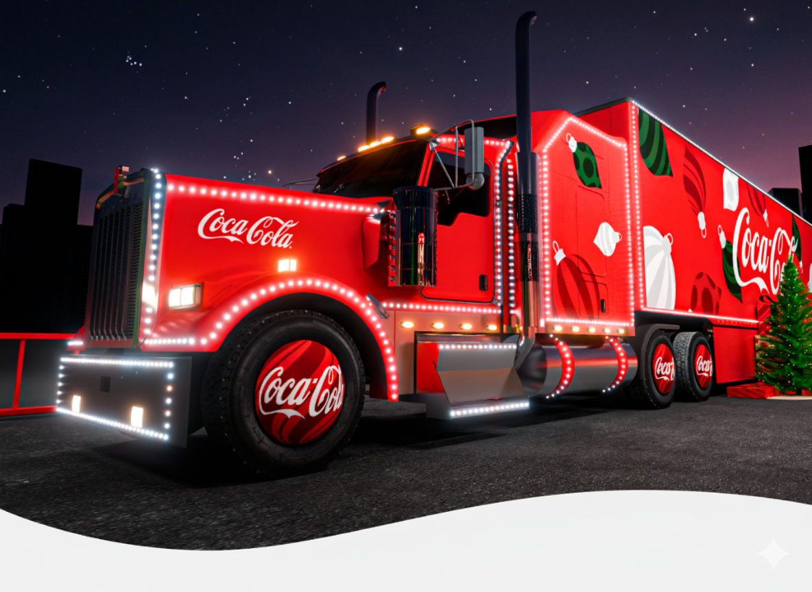 Obrázek Coca-Cola Vánočního kamionu