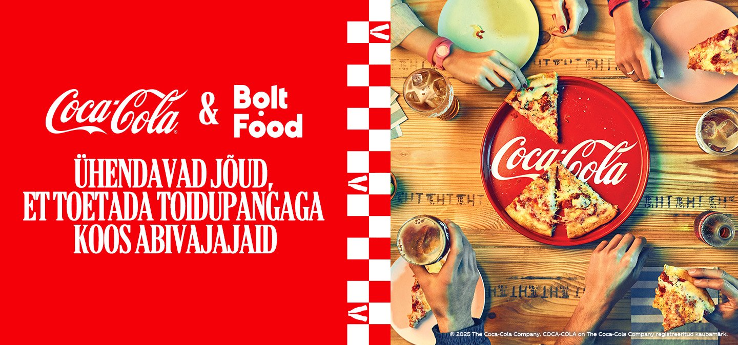 Coca-Cola x Bolt Food Annetuskampaania