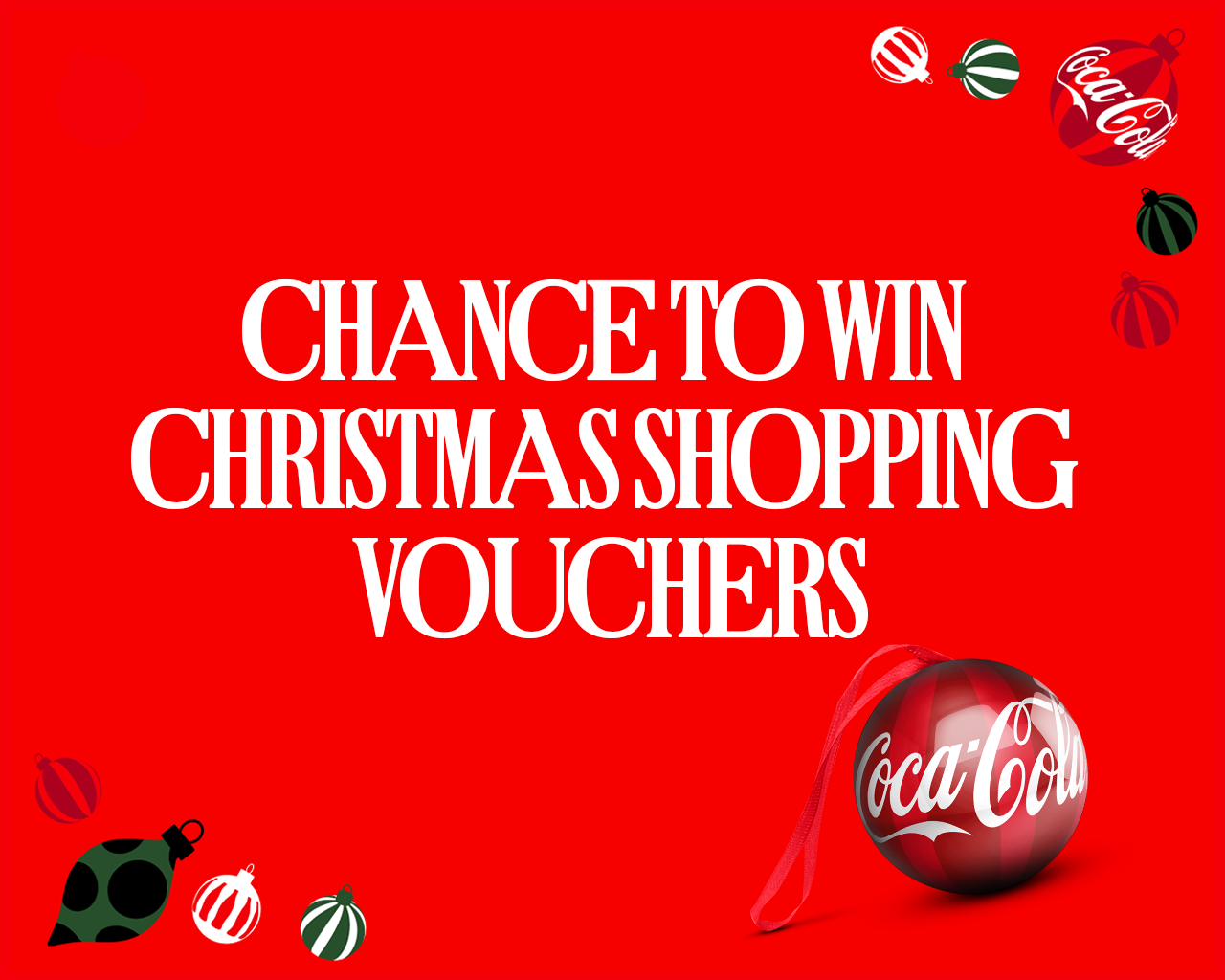 Prize image for Xmas shopping vouchers