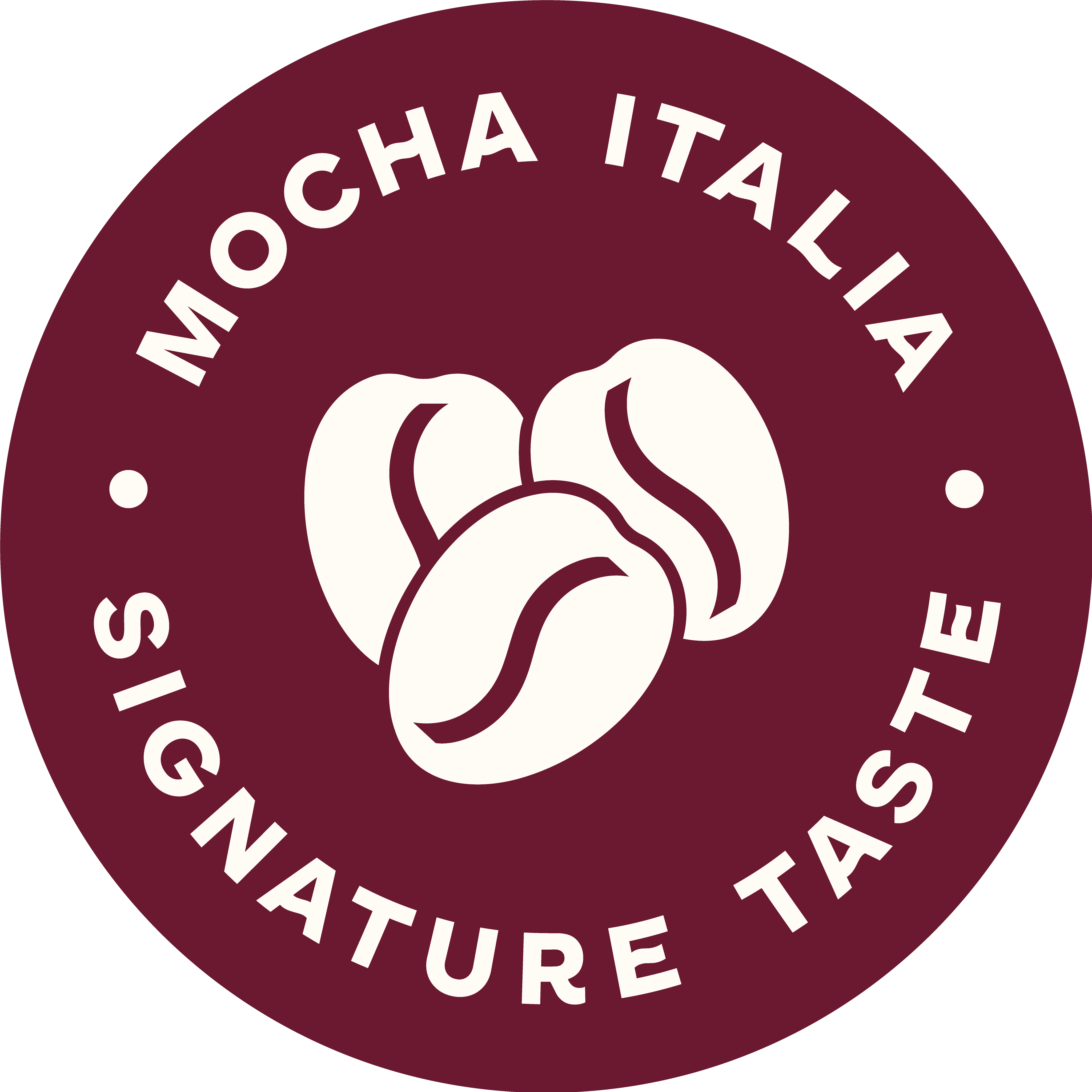 Mocha Italia Signature Taste red logo