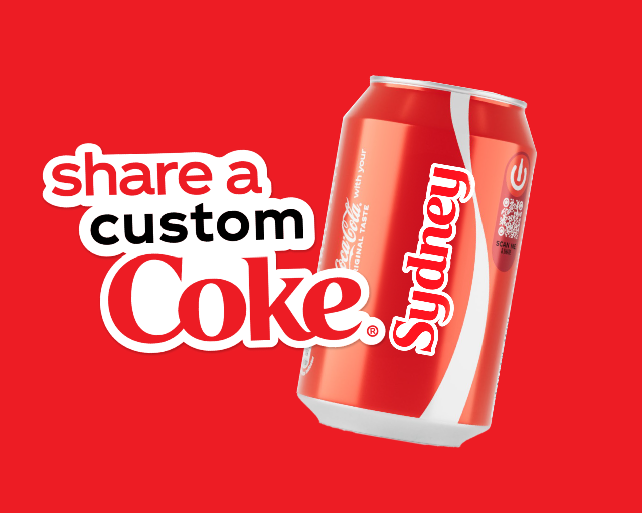 Customise your Coca-Cola