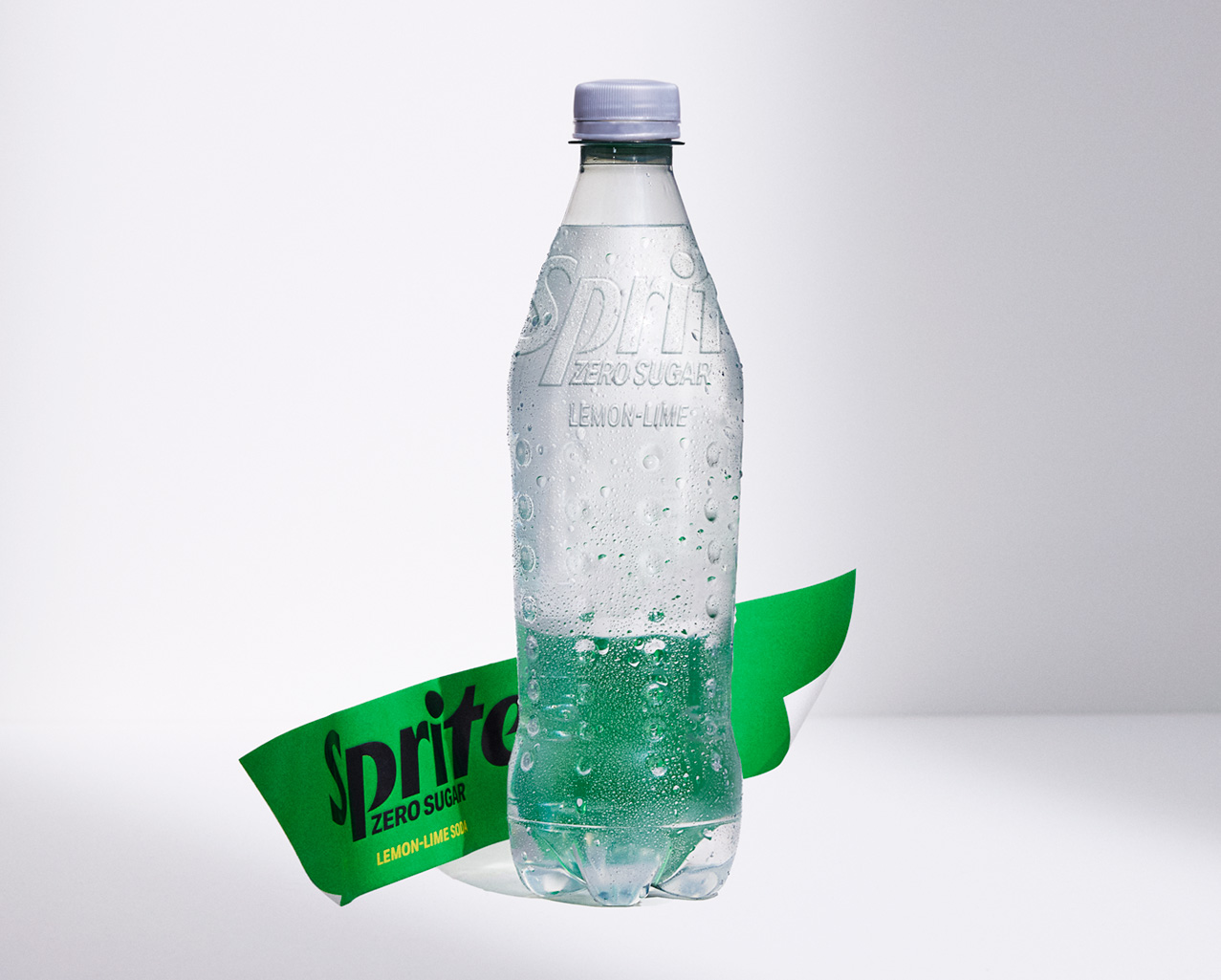 sprite label less bottle trial