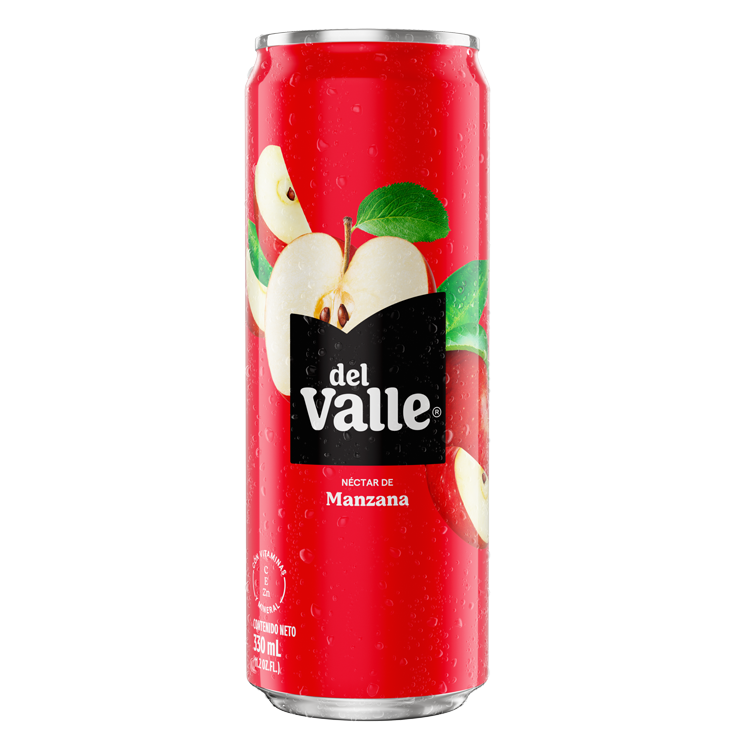 Lata del Valle Néctar de Manzana 330mL