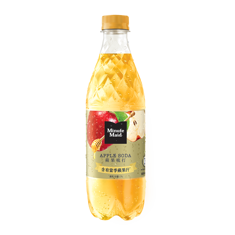 Minute Maid ® Apple Soda bottle