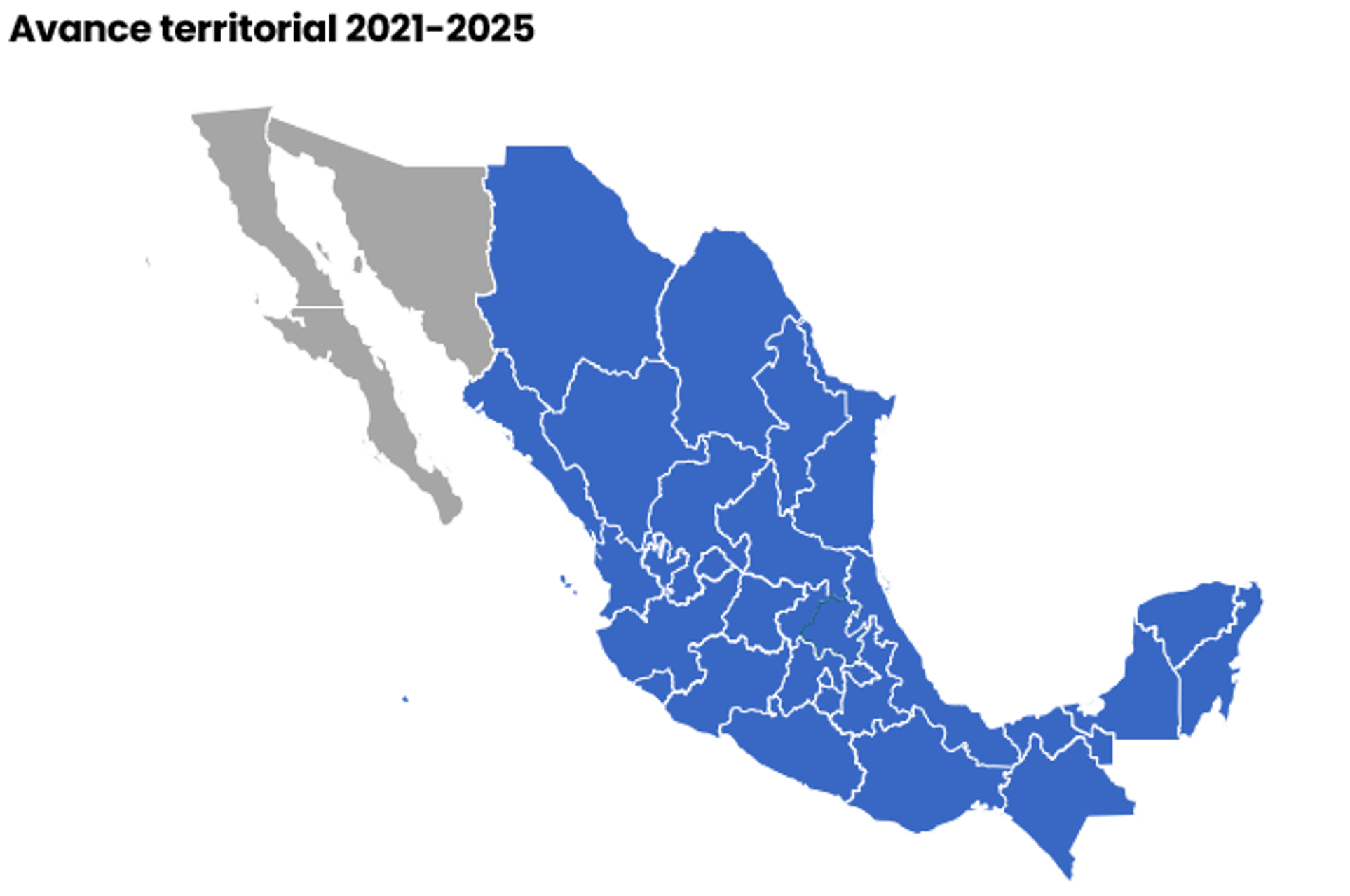 Avance territorial 2021-2025.