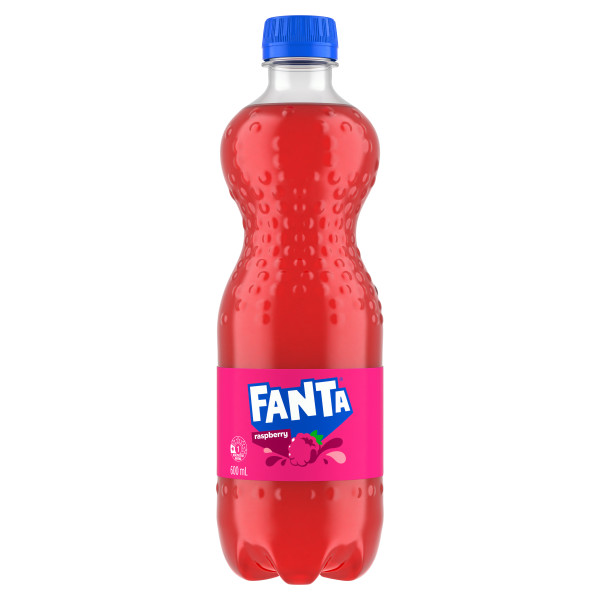 Fanta Raspberry bottle