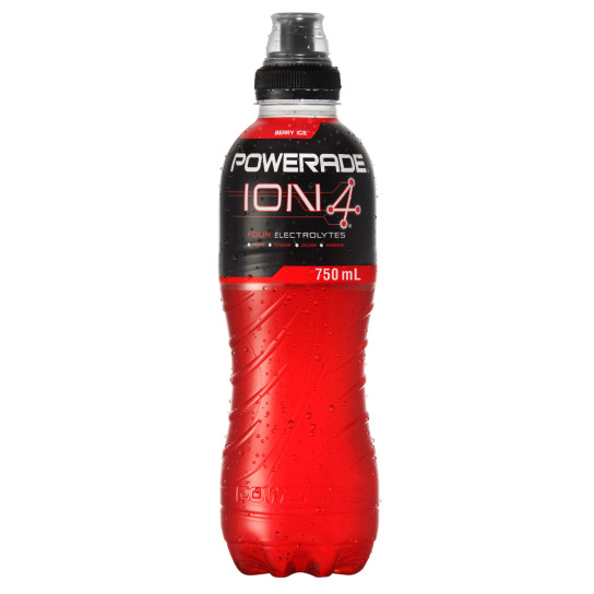 Powerade ION4 Berry Ice bottle