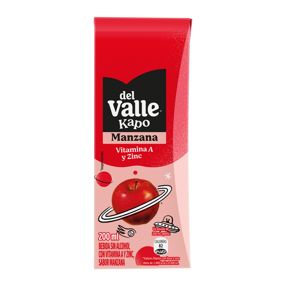 Tetra Brik de del Valle Kapo Manzana