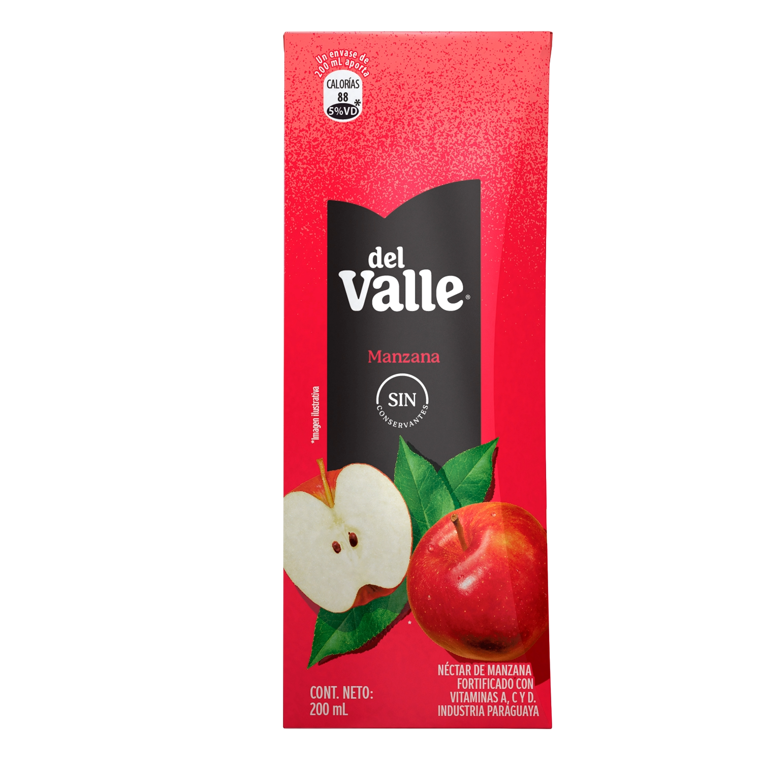 Tetra Brik de del Valle Néctar Manzana 200 mL