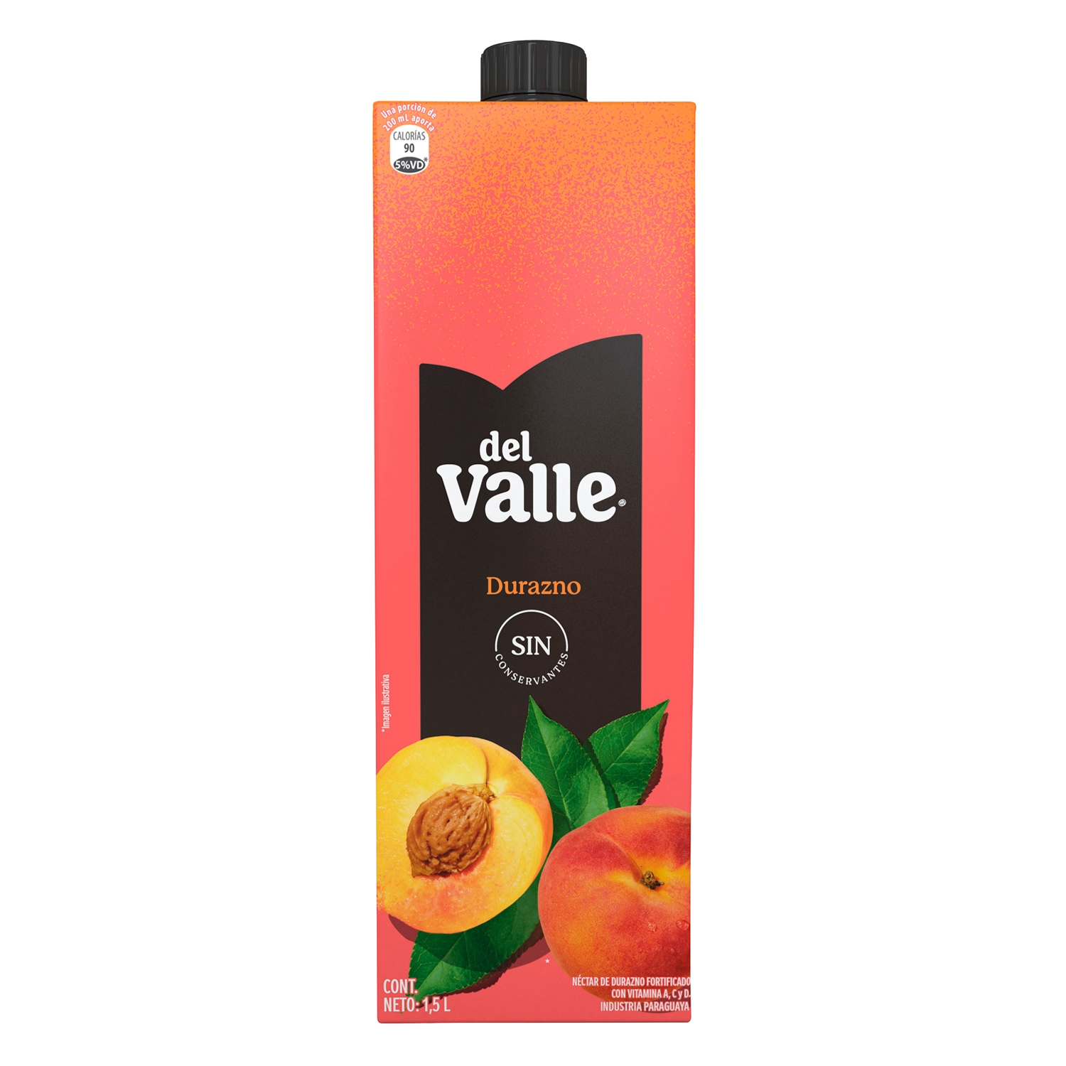 Tetra Brik de del Valle Néctar Durazno 1,5L