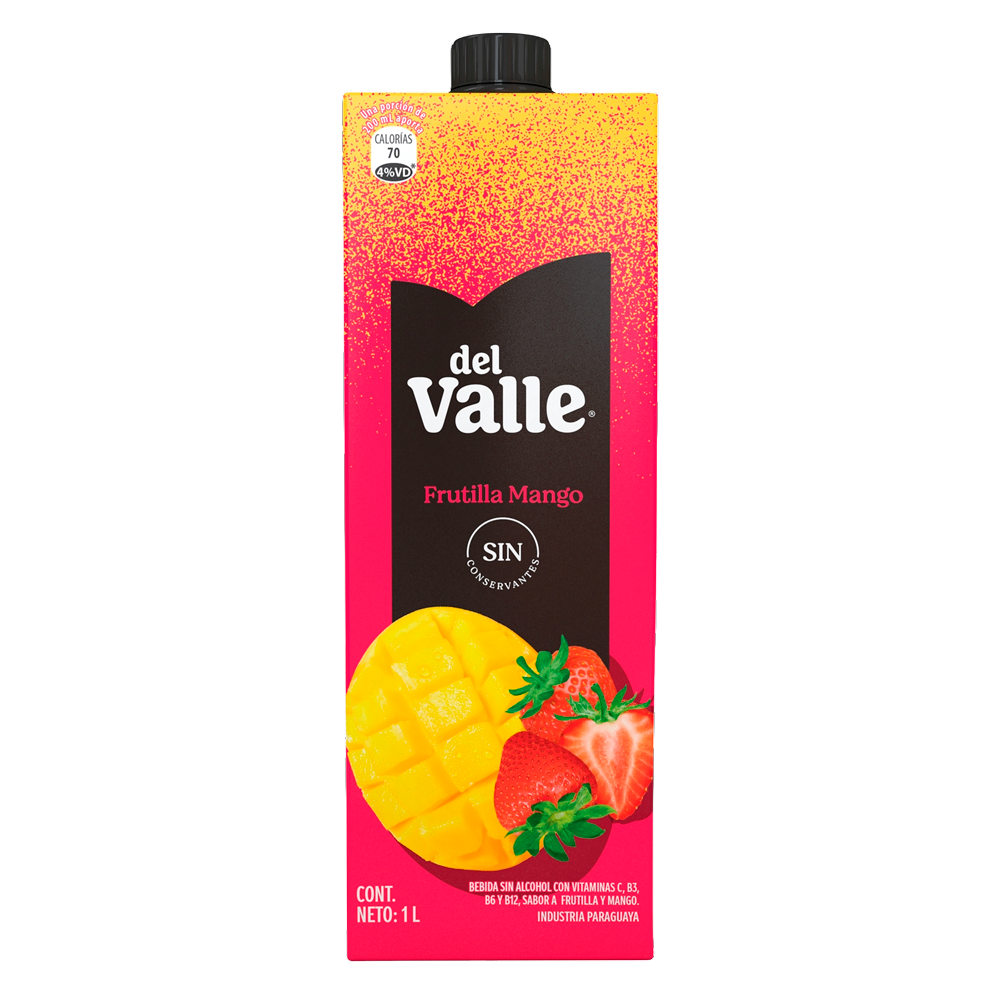 Tetra Brik de del Valle Néctar Frutilla Mango