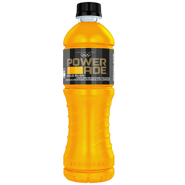 Botella de Powerade Sabor Golden Rush