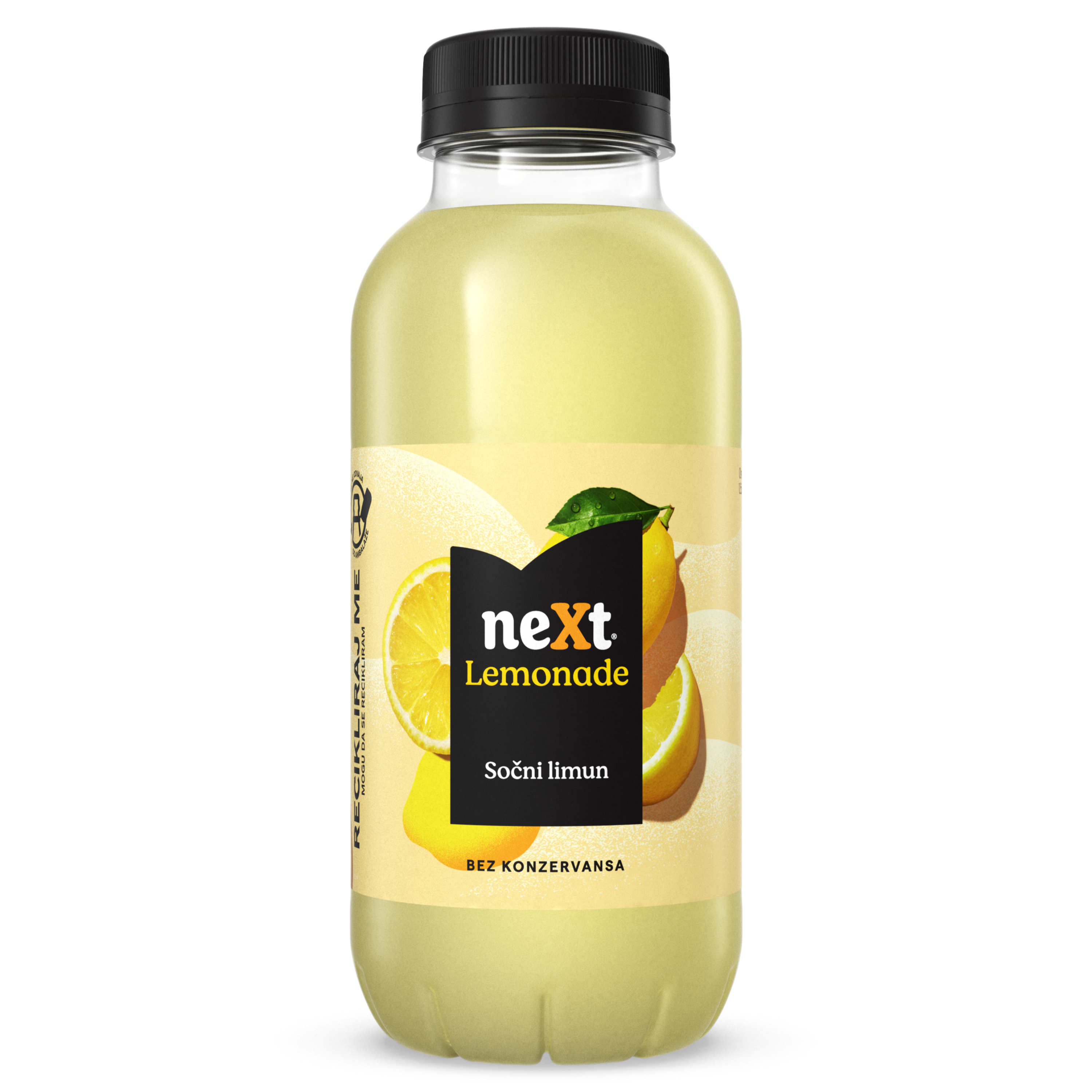 next lemonade flašica sa belom pozadinom