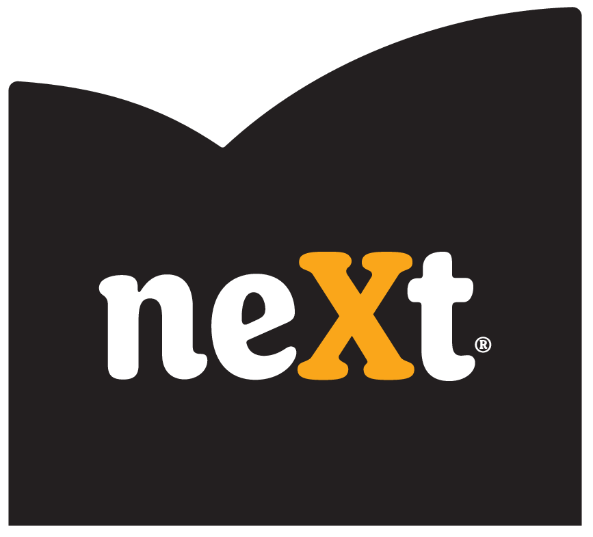 neXt logo sa belom pozadinom
