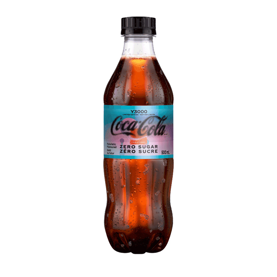 Coca-Cola Zero Sugar Y3000 500 mL Bottle