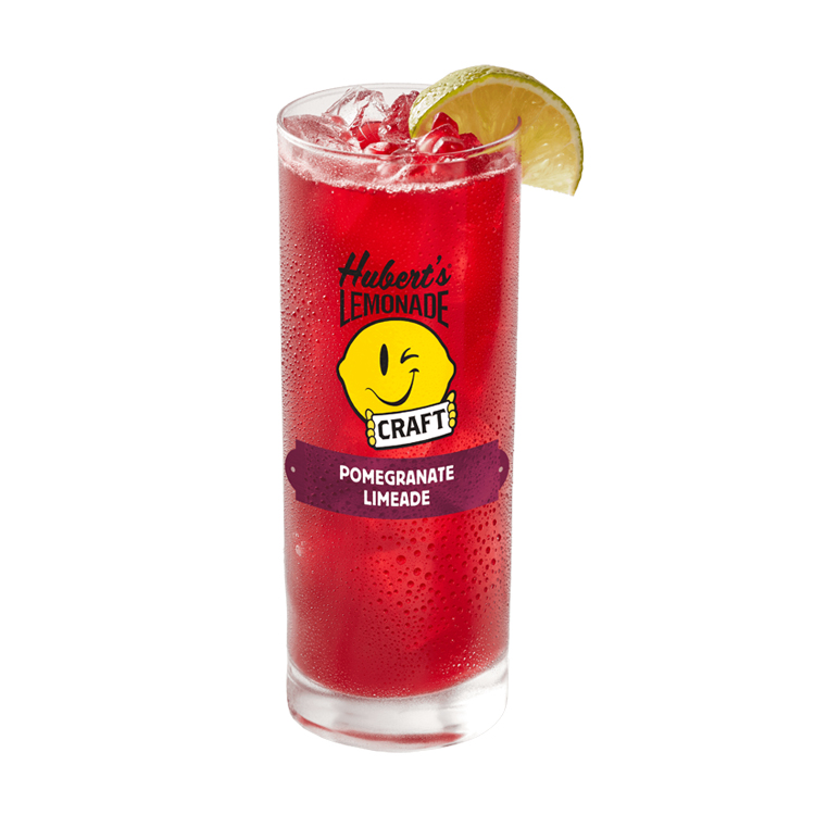 Glass of Pomegranate Limeade