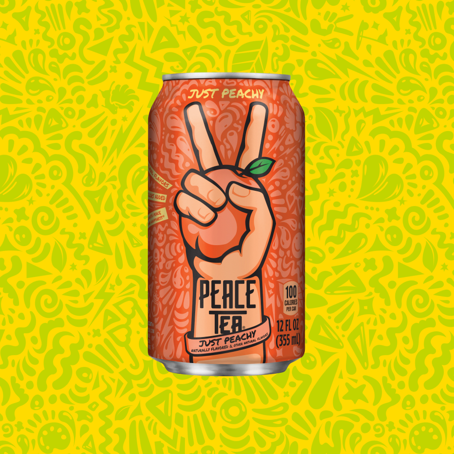 Peace Tea Just Peachy Can, 23 fl oz