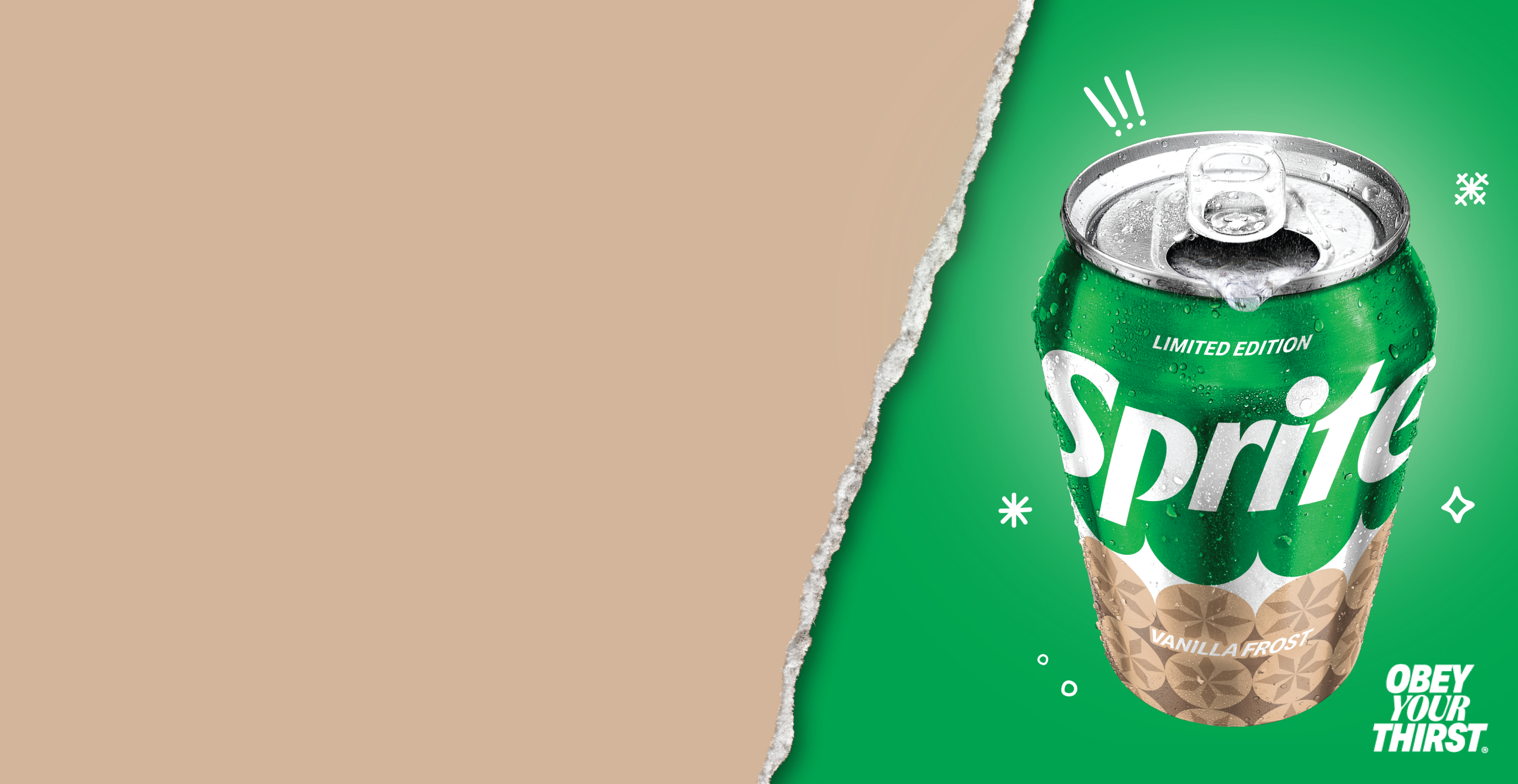 Can of Sprite Vanilla Frost