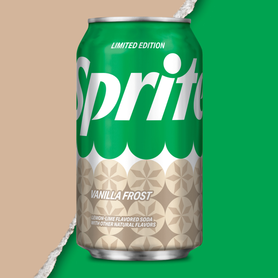 Can of Sprite Vanilla Frost