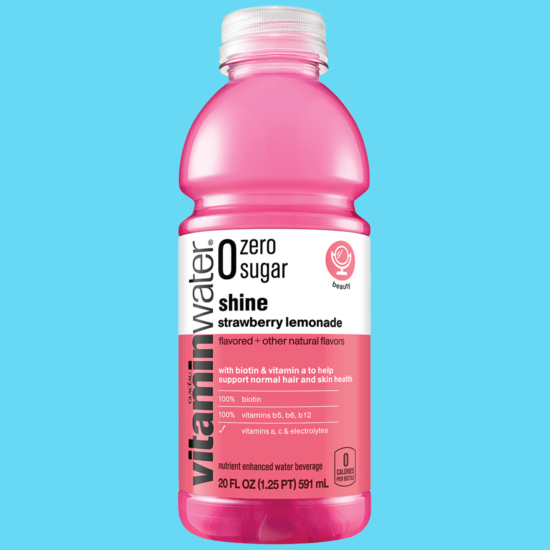 vitaminwater zero sugar shine Bottle, 20 fl oz