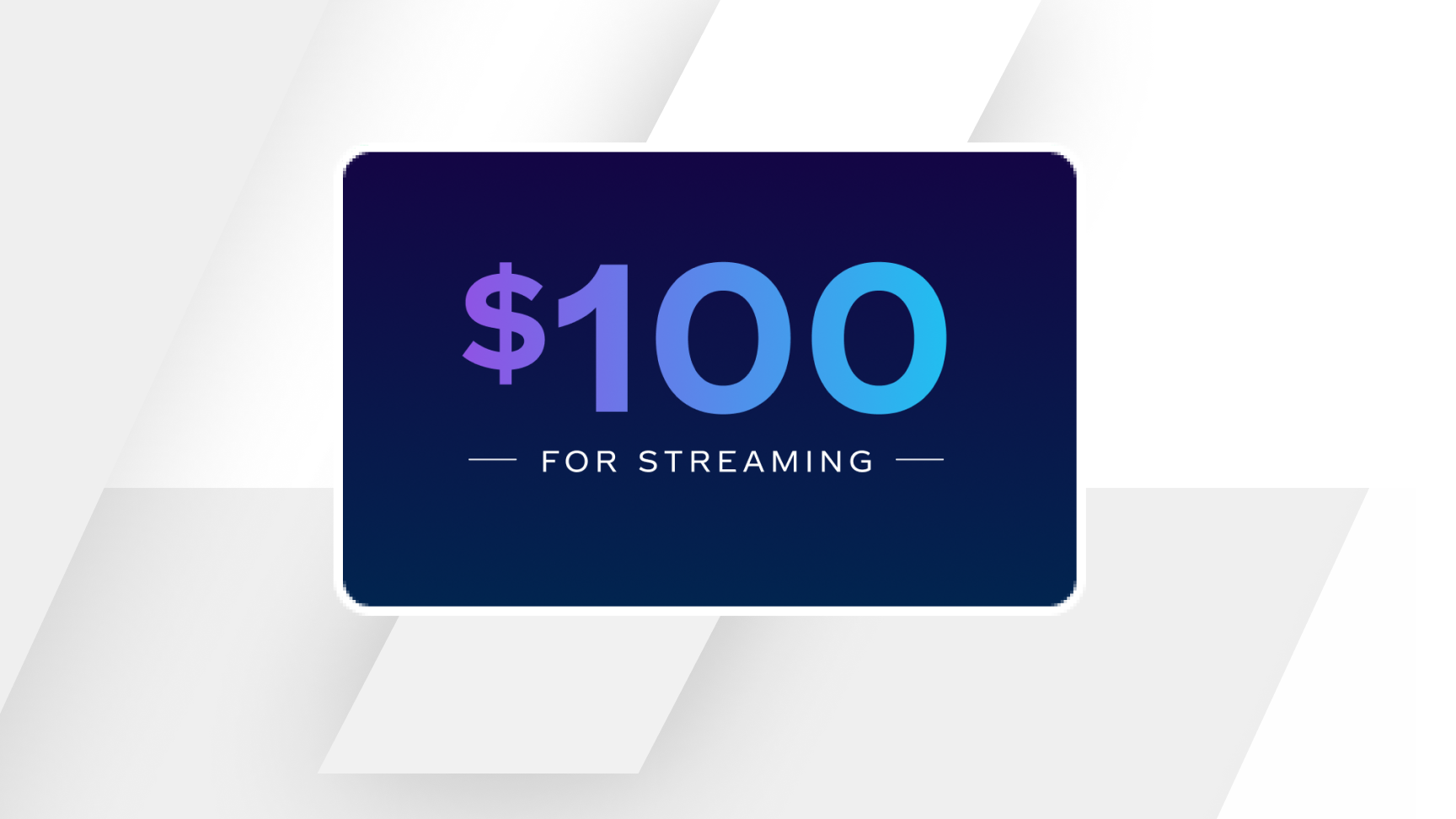 A 100-dollar digital streaming gift card prize featured in the Coca-Cola fall hockey sweepstakes.