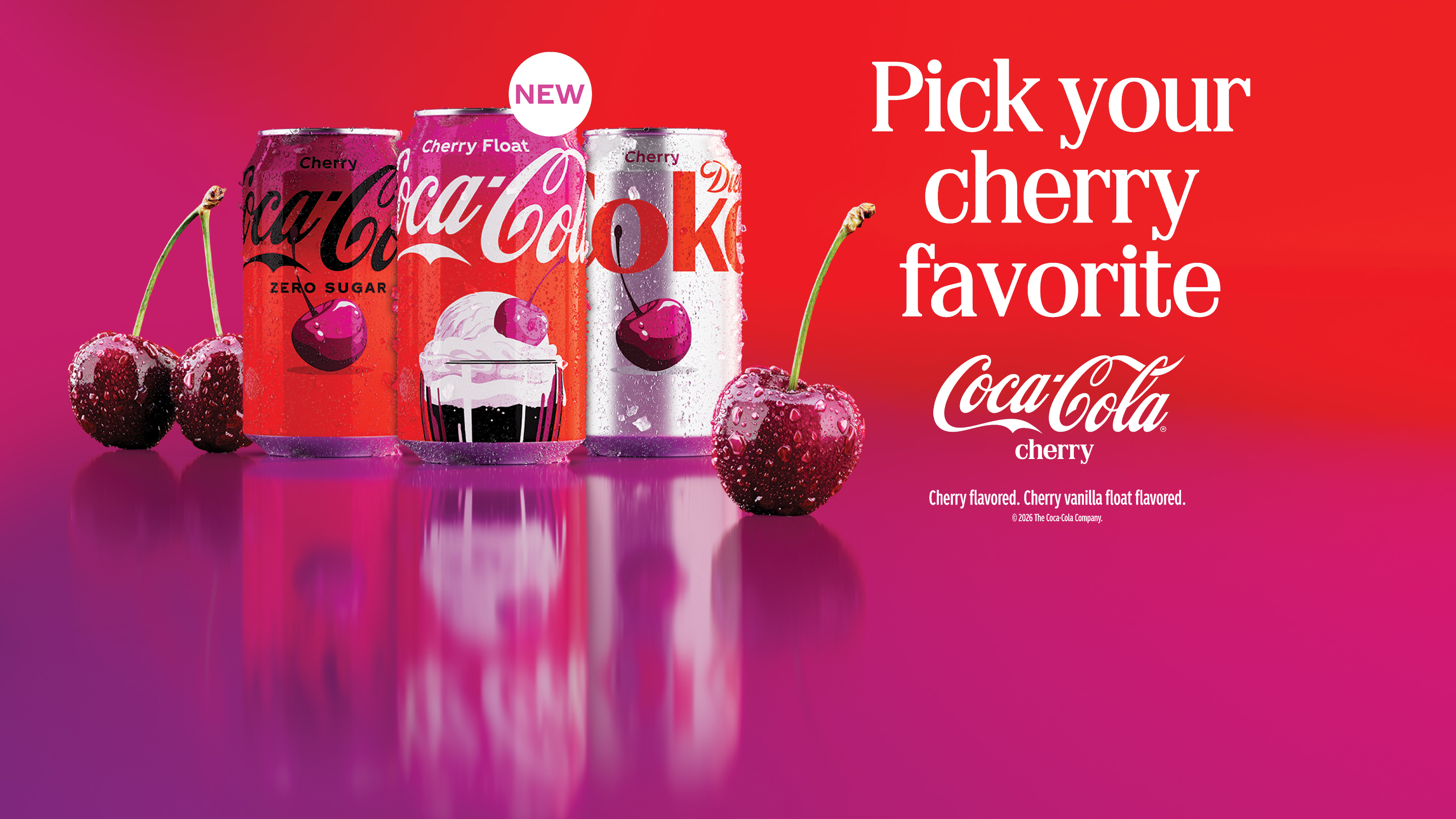 pick your cherry favorite coca-cola cherry cherry flavored. cherry vanilla float flavored