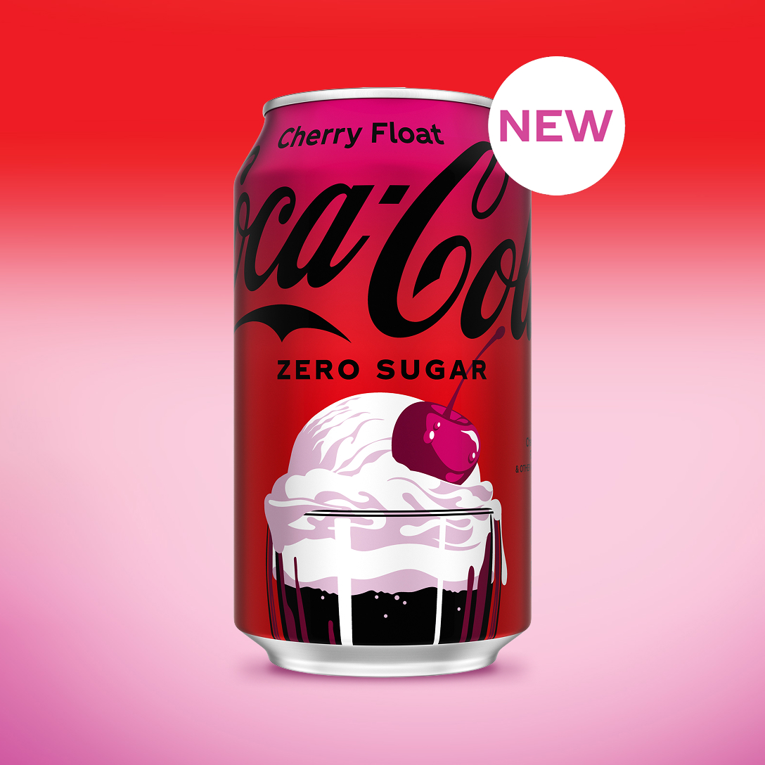Coca-Cola zero sugar cherry float