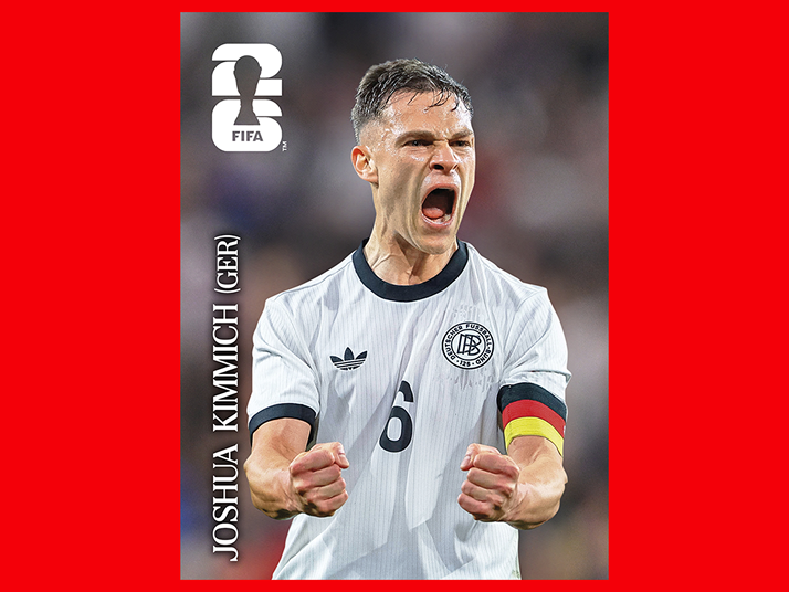 Panini FIFA sticker of Joshua Kimmich