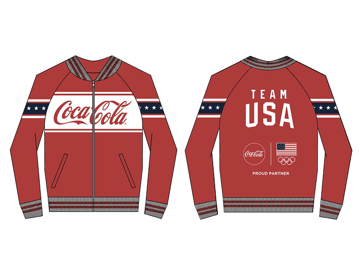 Coca-Cola & Team USA Windbreaker Jacket
