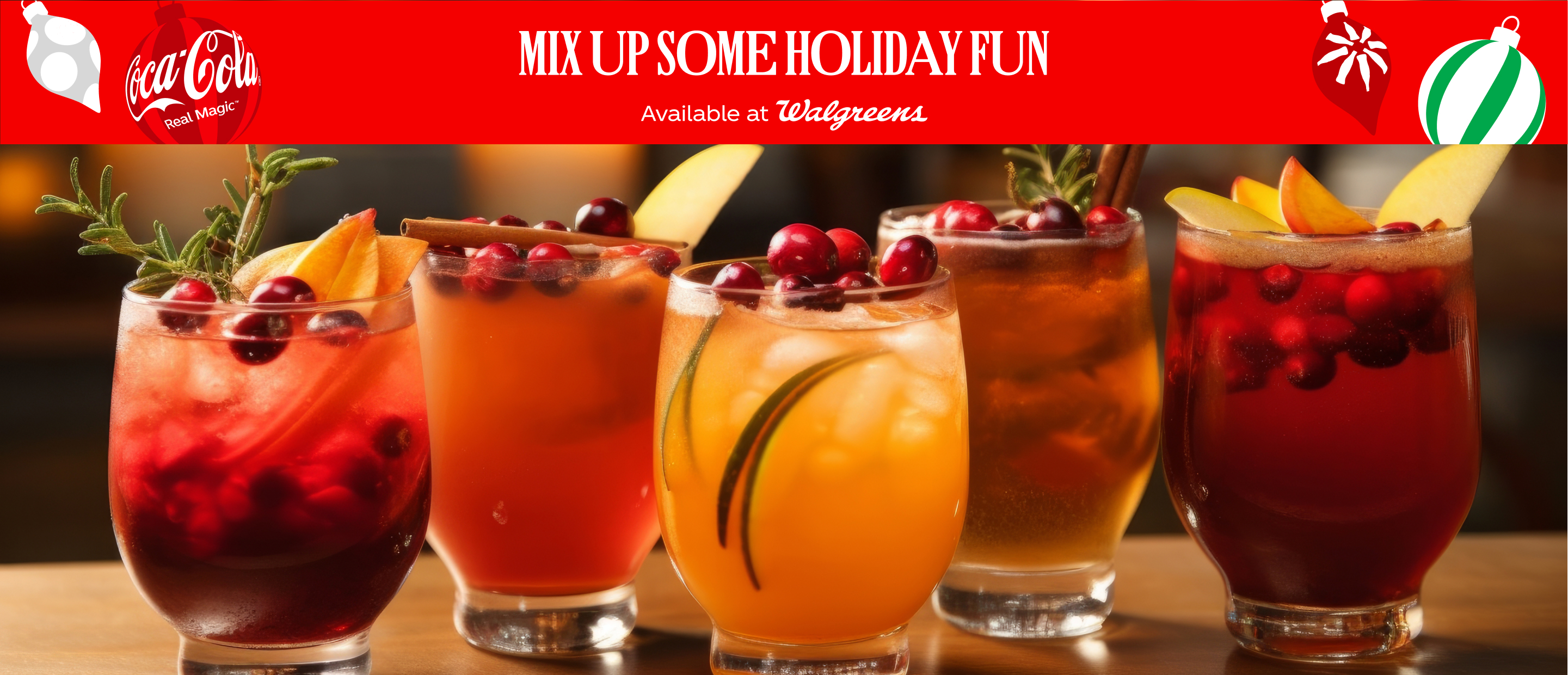 Holiday mocktail recipes made with Coke products