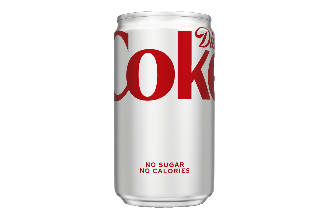 can of diet coke