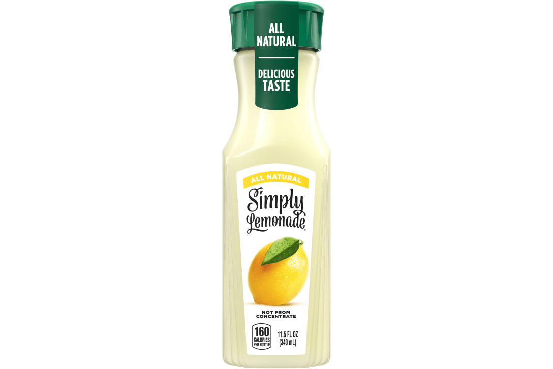 simply lemonade bottle