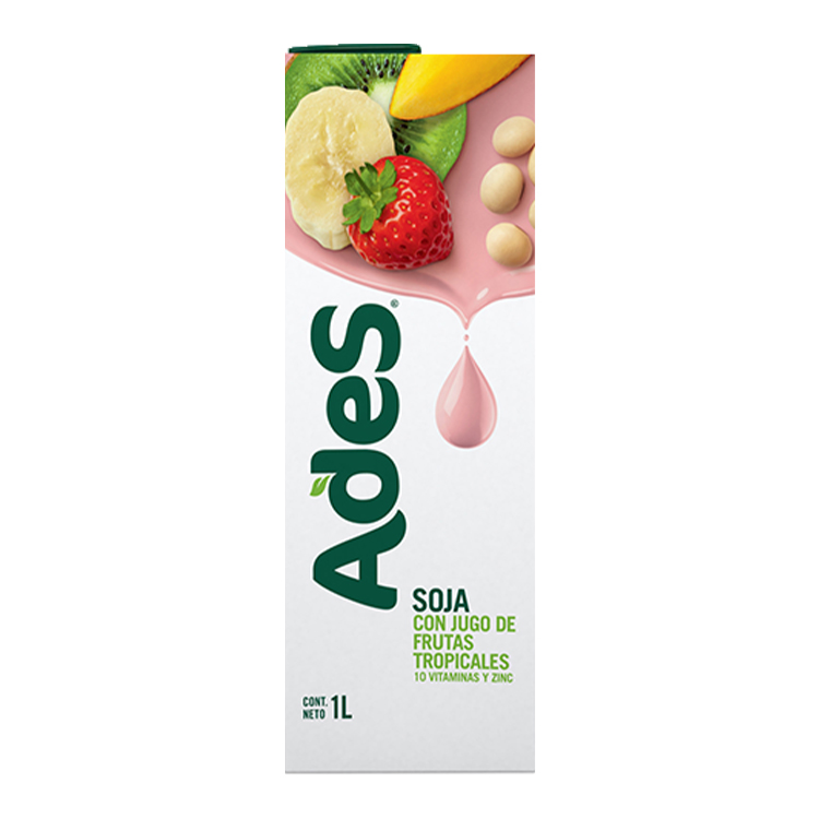 Tetra Brik Ades Soja Frutas Tropicales